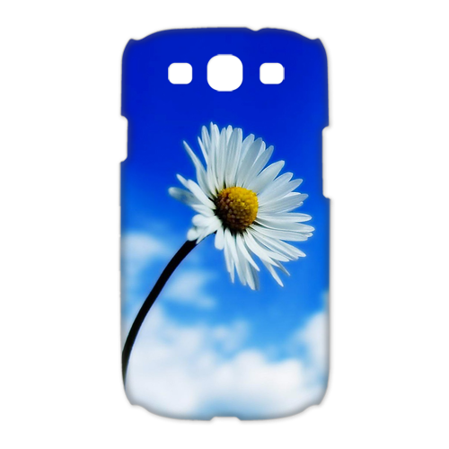 white chrysanthemum Case for Samsung Galaxy S3 I9300 (3D)