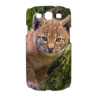brown cat Case for Samsung Galaxy S3 I9300 (3D)