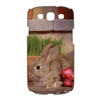 lonely rabbit Case for Samsung Galaxy S3 I9300 (3D)