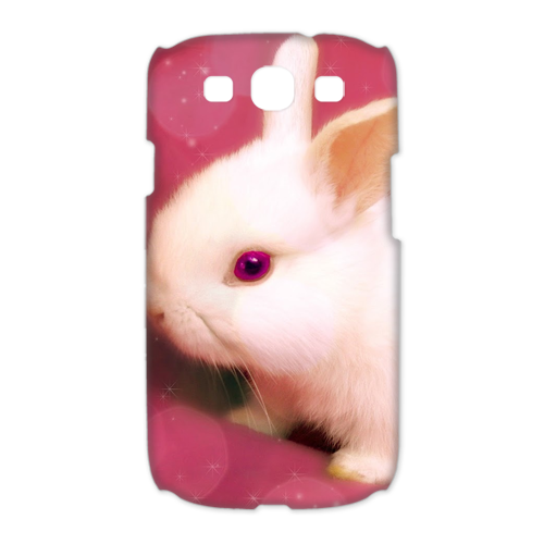 nice rabbit Case for Samsung Galaxy S3 I9300 (3D)
