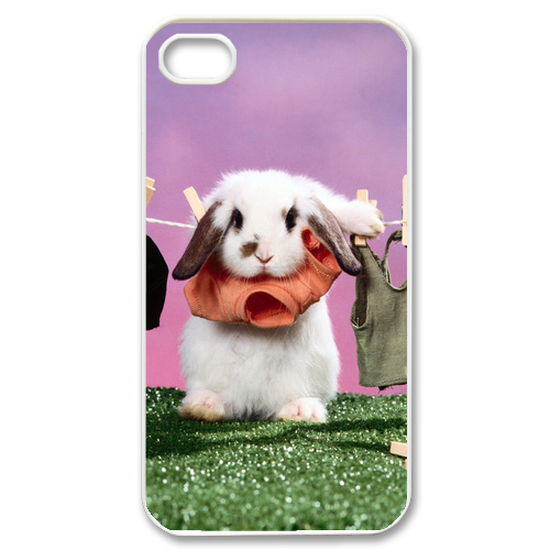 pretty rabbit Case for iPhone 4,4S