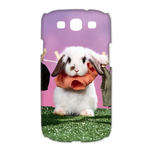 pretty rabbit Case for Samsung Galaxy S3 I9300 (3D)