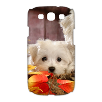 two bichon frises Case for Samsung Galaxy S3 I9300 (3D)