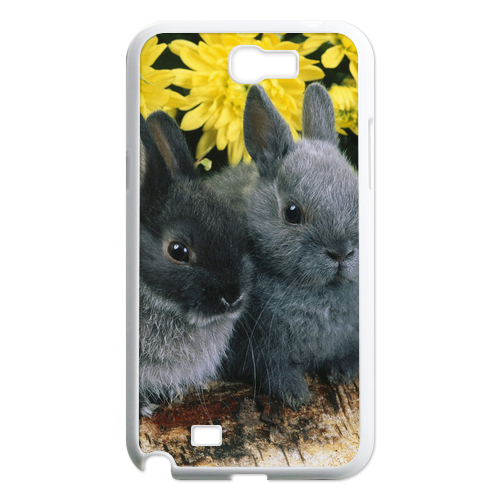 two grey rabbits Case for Samsung Galaxy Note 2 N7100