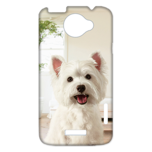 white dog at home Case for HTC One X +