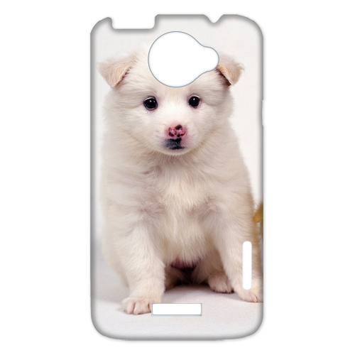 white dog with ducks Case for HTC One X +
