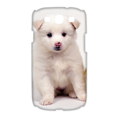 white dog with ducks Case for Samsung Galaxy S3 I9300 (3D)