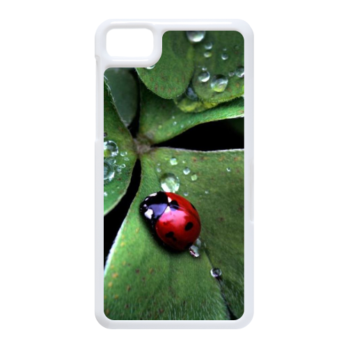 Coccinella septempunctata with three leaves Case for Black Berry Z10