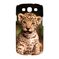 little leopard on the leaves Case for Samsung Galaxy S3 I9300 (3D)