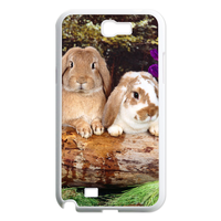 rabbit family Case for Samsung Galaxy Note 2 N7100