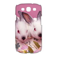 rabbit sisters Case for Samsung Galaxy S3 I9300 (3D)