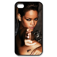 rihanna super hott in actions for iphone 4/5 Custom Case for iPhone 4,4S