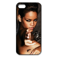 Rihanna Super Hott In Actions for a black iPhone 5 Case for Iphone 5