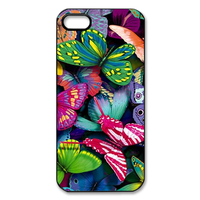 Rainbow Butterflys iPhone 5, 5s Case Cover Case for Iphone 5