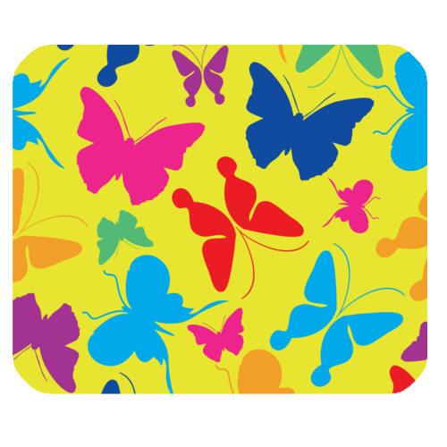 butterfly mousepad Customized Rectangle Mousepad