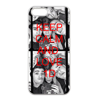 One Direction Case for iPhone 5,5S 100% TPU (Laser Technology)