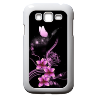 Amazing-Flowers-and-Butterfly Custom Case for Samsung Galaxy Grand Duos I9080