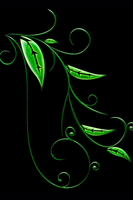 green leaves