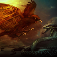 eagle and snake