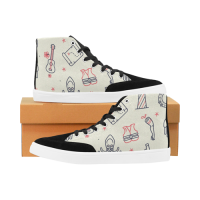 Custom Bootes High Top Canvas Women's Shoes (Model 038)