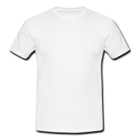 Men's classic white t-shirt Model T12 （One Side）