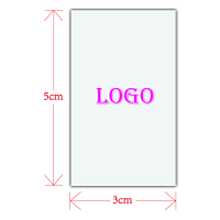 Custom Logo for Shower Curtain (3cm X 5cm)