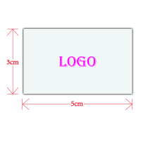 Custom Logo for Tote Bag (zipper) (5cm X 3cm)