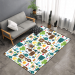 Area Rug with Black Binding 7'x5'