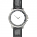 Black Leather Alloy High-grade Watch Model202