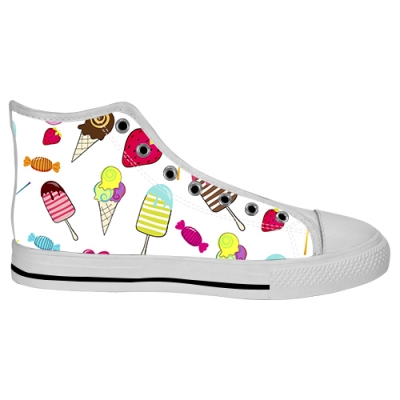 Custom High Top Canvas Shoes for Women Model017