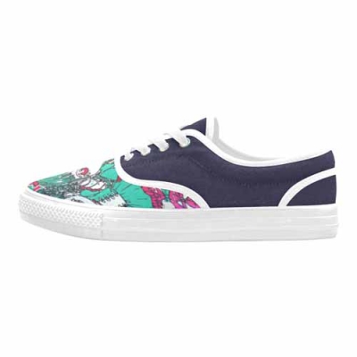 Custom Aries Women's Canvas Shoes (Model029)