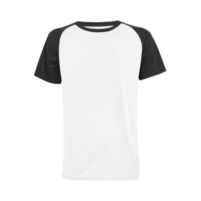 Custom Men's Raglan T-shirt (USA Size) Model T11  （One Side）