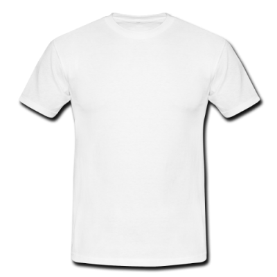 Men's classic white t-shirt Model T12 （One Side）