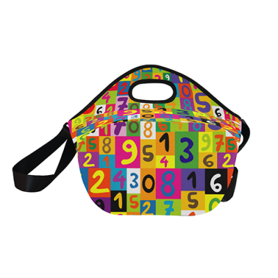 Custom Neoprene Lunch Bag/Large ( 1669)