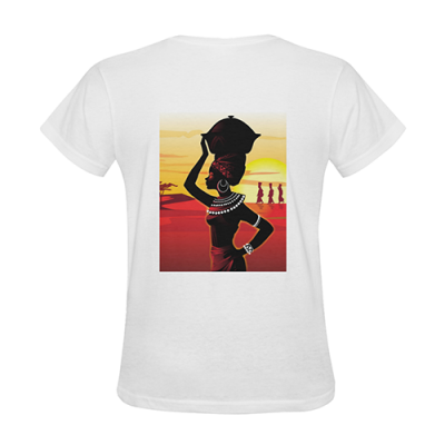 Women's T-Shirt in USA Size (Two Sides Printing)