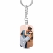 Engraved Stainless Steel Photo Dog Tag Keychain