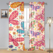 Gauze Curtain 28"x95" (Two Pieces)