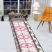 Area Rug with Black Binding 10'x3'3''