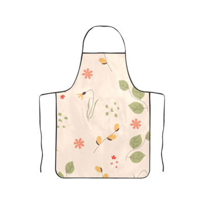 All Over Print Apron with Pocket for Women
