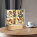 Acrylic Photo Frame with Wooden Stand 8"x6.5"