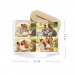 Acrylic Photo Frame with Wooden Stand 8"x6.5"