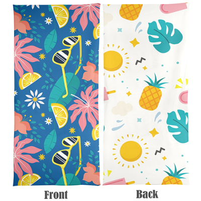 Beach Towel 31"x71"(Two Sides with Different Printing)