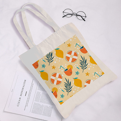 Cotton Tote Bag (Two Sides with Different Printing)