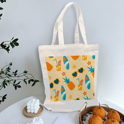 Cotton Tote Bag (Two Sides with Different Printing)