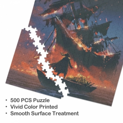 500-Piece Wooden Jigsaw Puzzles (Vertical)(Made in Queen)